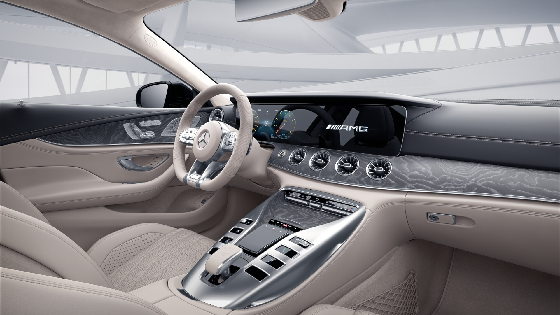 Mercedes-Benz AMG GT 53 4MATIC+ Особая Серия двигатель 3 литра (435 л.с.) Синий