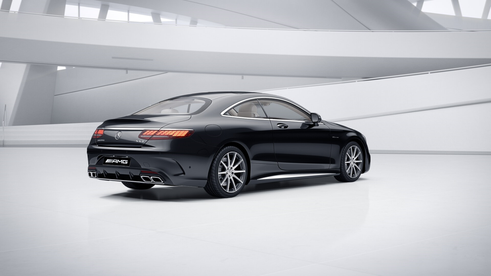 Mercedes-Benz S 400 4MATIC купе двигатель 3 литра (367 л.с.) Черный
