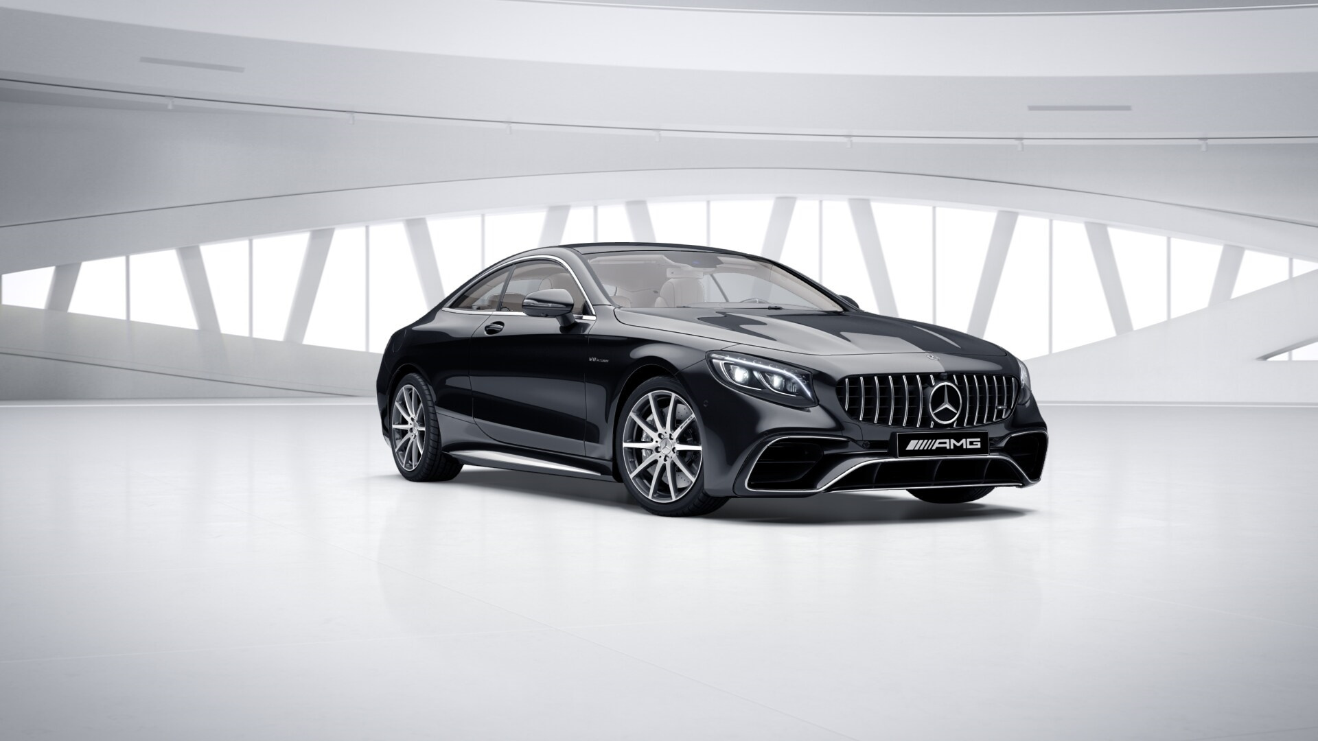 Mercedes-Benz S 400 4MATIC купе двигатель 3 литра (367 л.с.) Черный