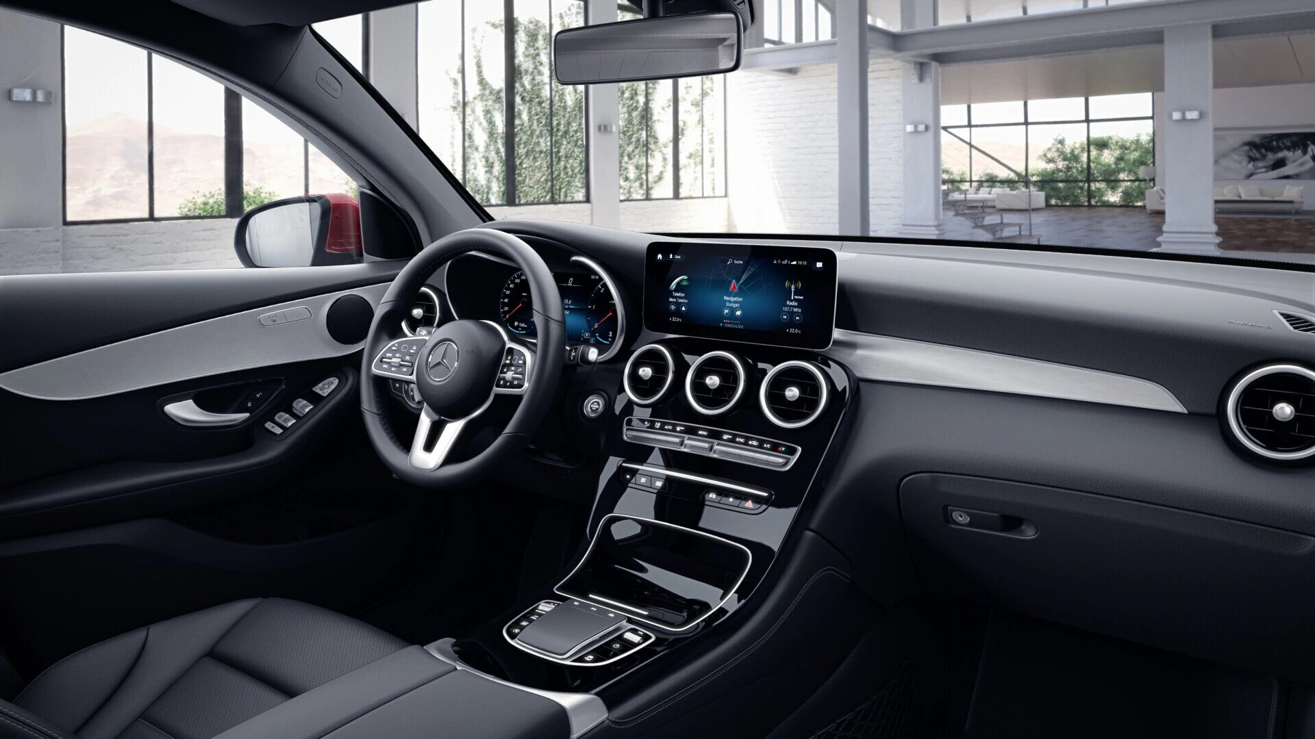 Mercedes-Benz GLC 300 4MATIC Coupe двигатель 2 литра (245 л.с.) Черный