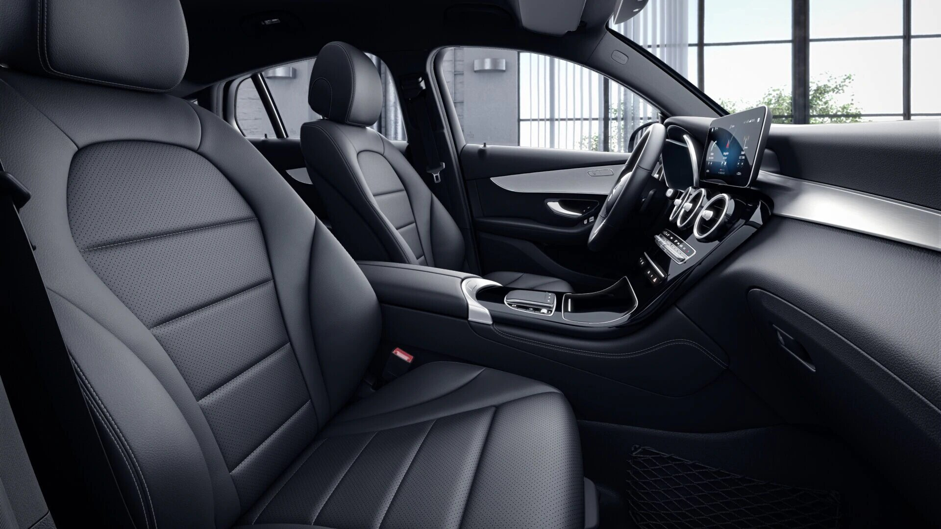 Mercedes-Benz GLC 300 4MATIC Coupe двигатель 2 литра (245 л.с.) Черный