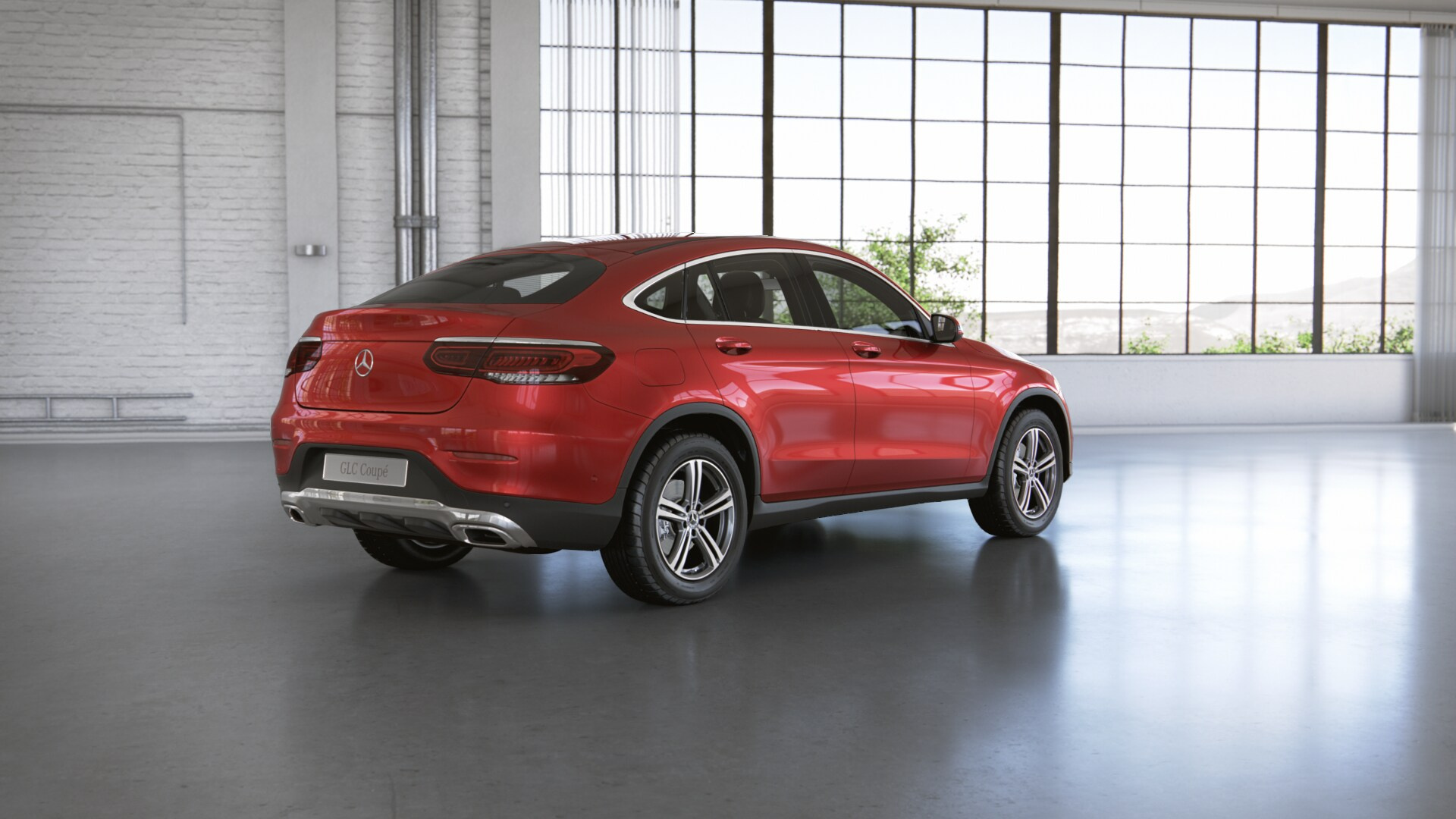 Mercedes-Benz GLC 300 4MATIC Coupe двигатель 2 литра (245 л.с.) Черный