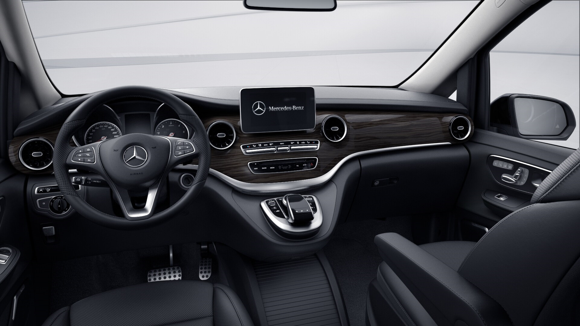 Mercedes-Benz комплектация EXCLUSIVE / L 300 d двигатель 2 литра (237 л.с.) Черный