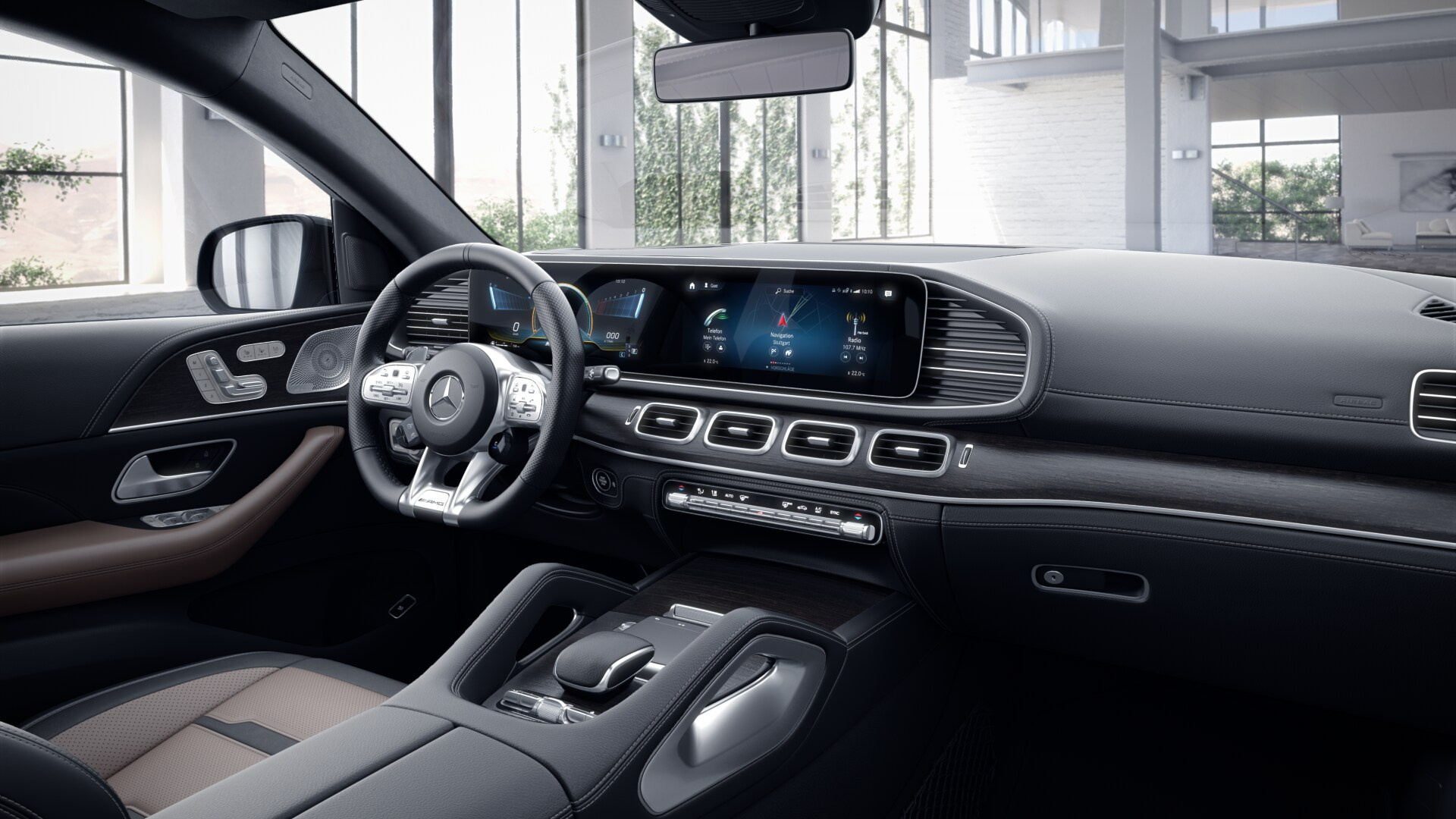 Mercedes-Benz AMG GLE 53 4MATIC+ купе двигатель 3 литра (435 л.с.) Черный