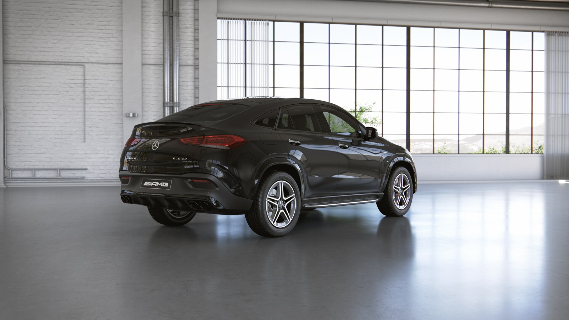 Mercedes-Benz AMG GLE 53 4MATIC+ купе двигатель 3 литра (435 л.с.) Черный