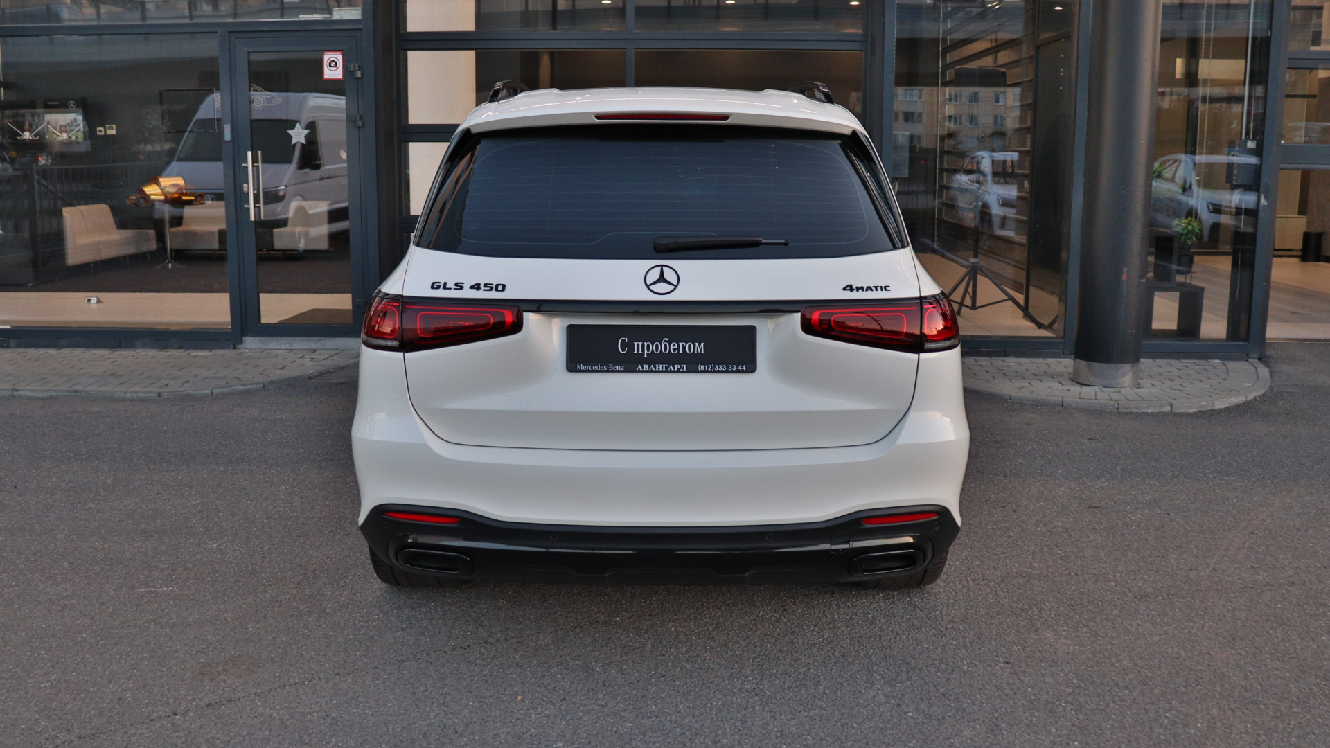 Mercedes-Benz GLS 450 4MATIC комплектация Premium Plus двигатель 3 литра (367 л.с.) Белый