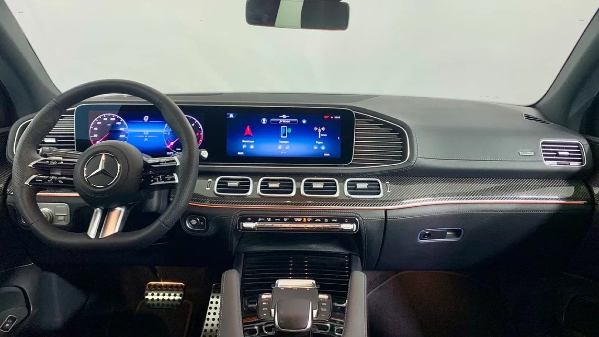 Mercedes-Benz GLE 300 d Купе двигатель 2 литра (269 л.с.) Черный