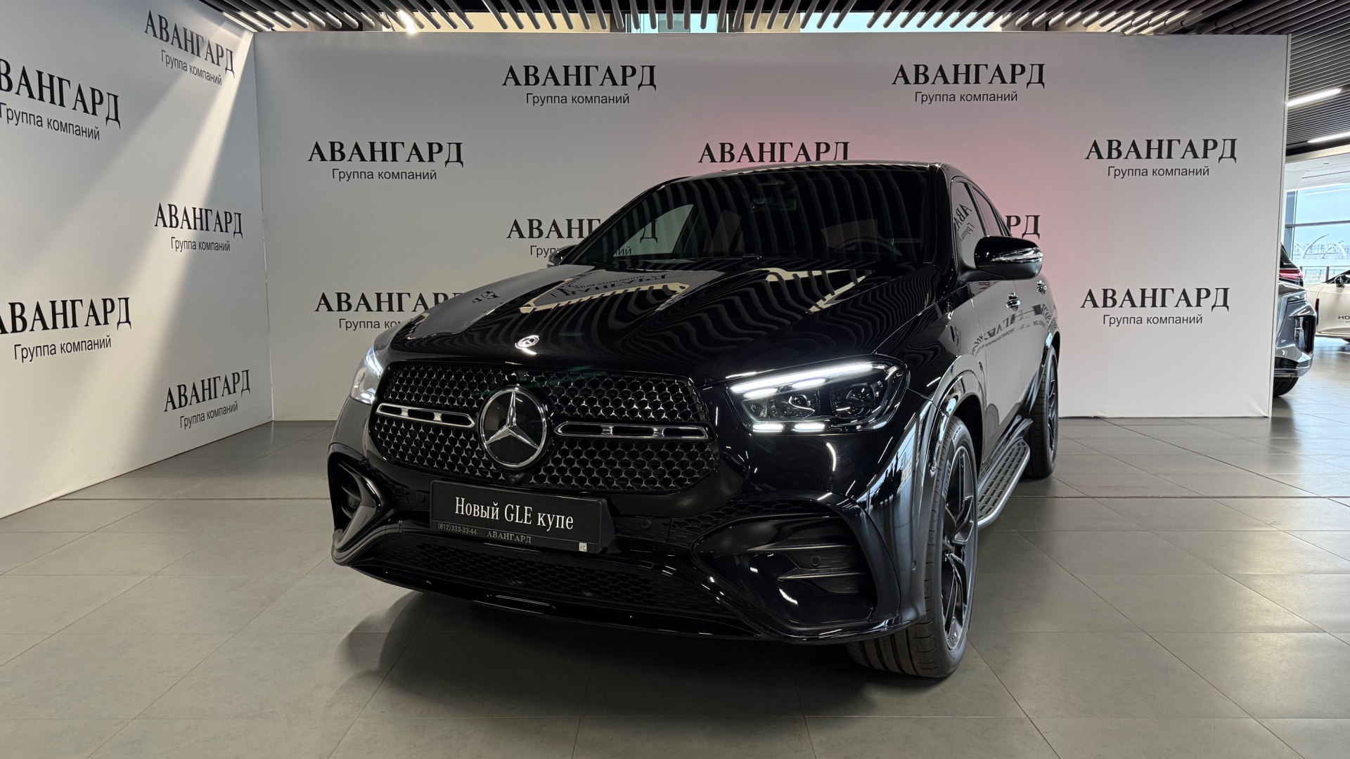 Mercedes-Benz GLE 300 d Купе двигатель 2 литра (269 л.с.) Черный