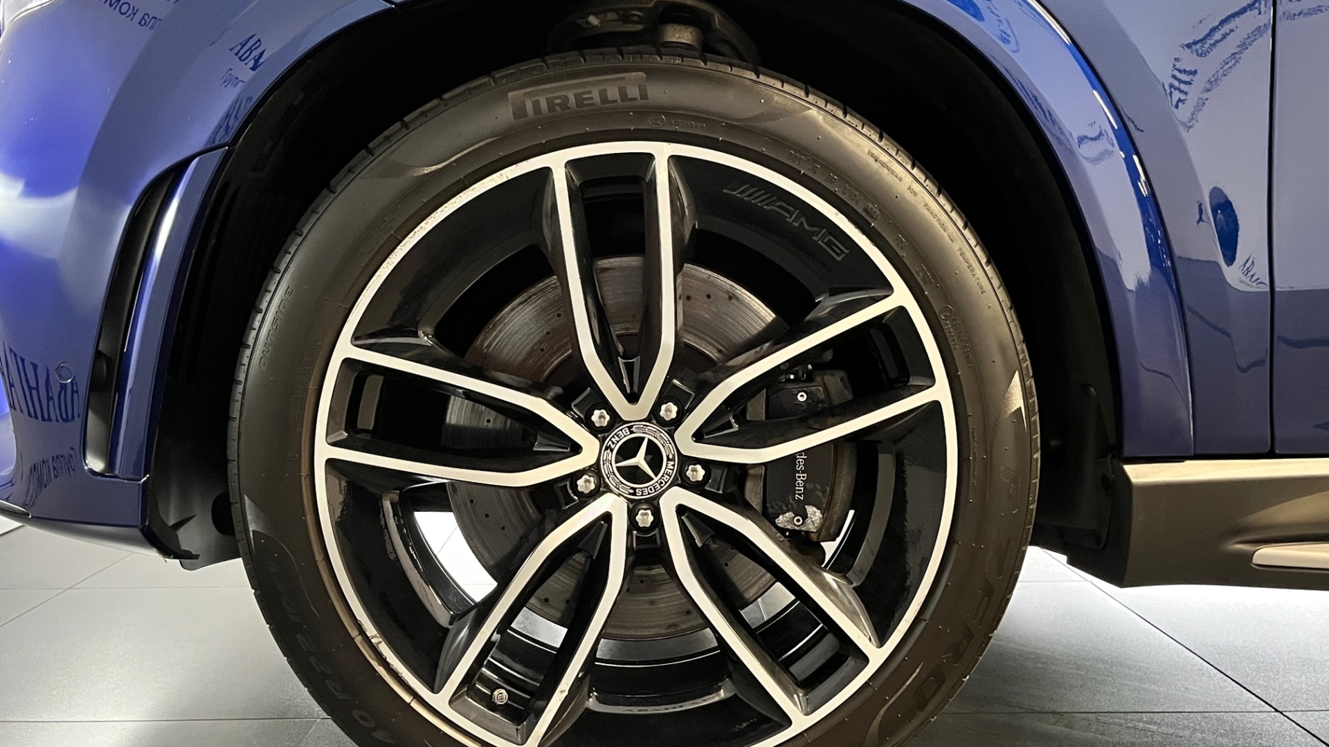 Mercedes-Benz GLE 450 4MATIC двигатель 3 литра (367 л.с.) Синий