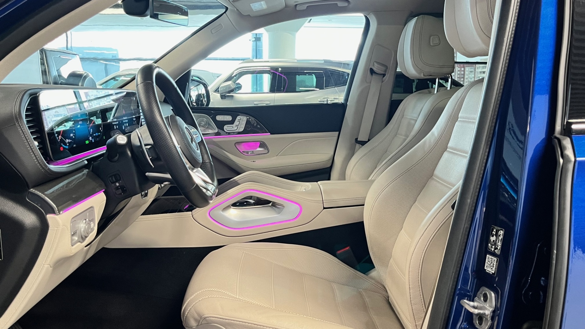 Mercedes-Benz GLE 450 4MATIC двигатель 3 литра (367 л.с.) Синий