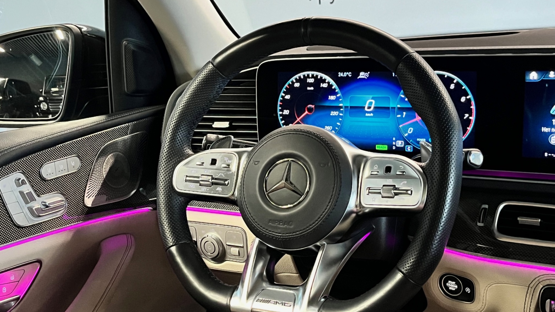 Mercedes-Benz GLE 450 4MATIC двигатель 3 литра (367 л.с.) Синий