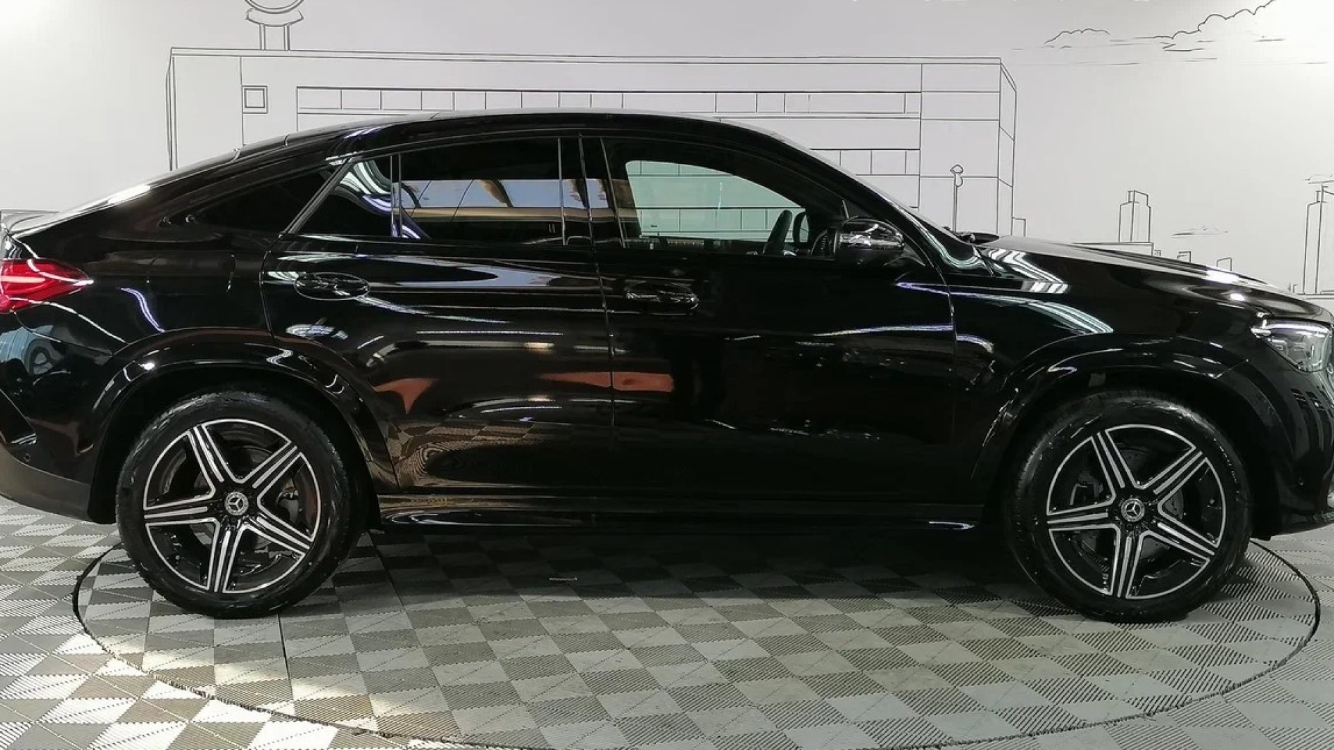 Mercedes-Benz GLE 300 d 4MATIC купе двигатель 2 литра (269 л.с.) Черный