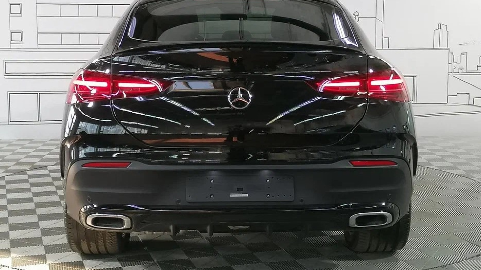 Mercedes-Benz GLE 300 d 4MATIC купе двигатель 2 литра (269 л.с.) Черный