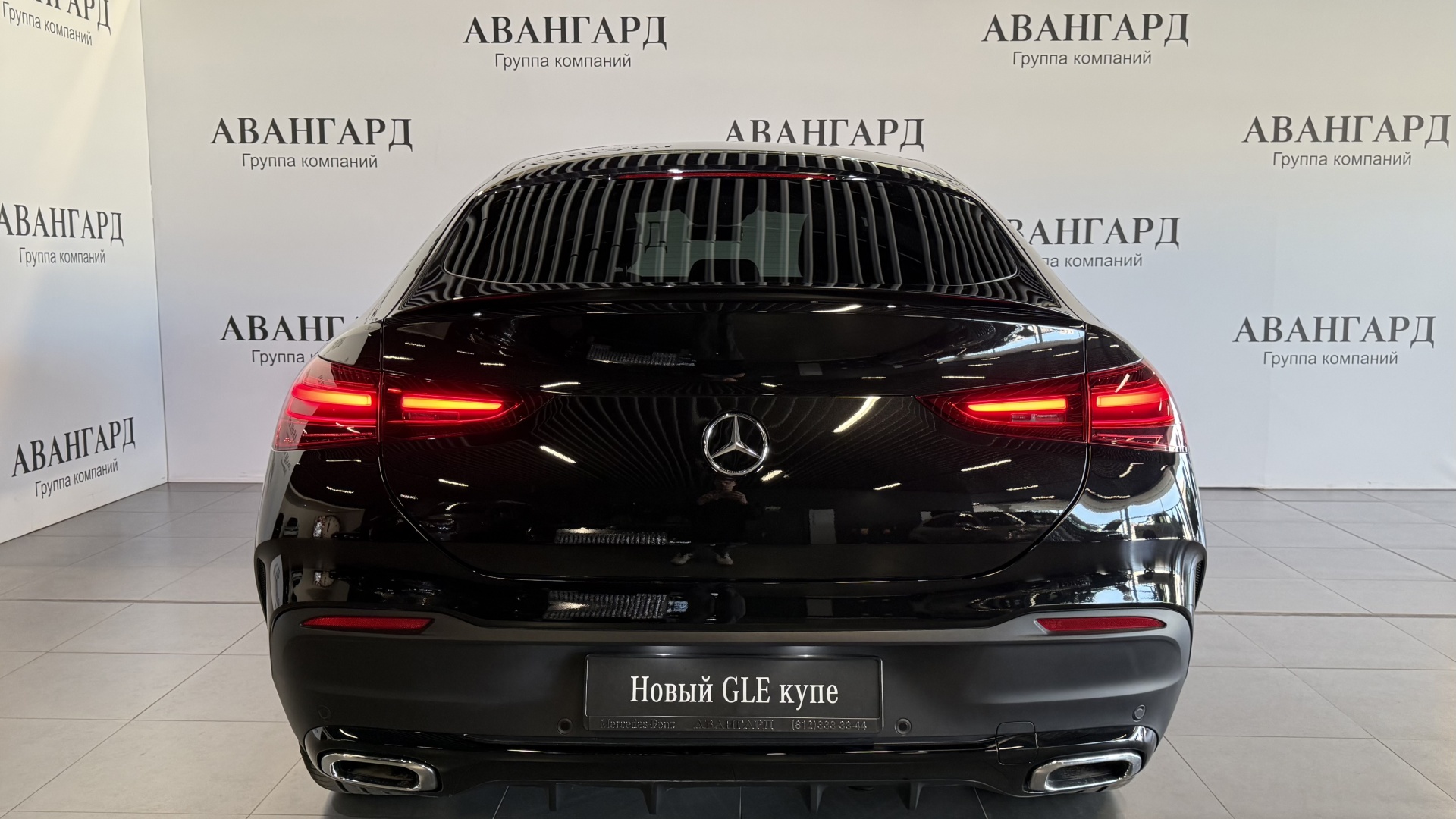 Mercedes-Benz GLE 300 d 4MATIC Coupe двигатель 2 литра (269 л.с.) Черный