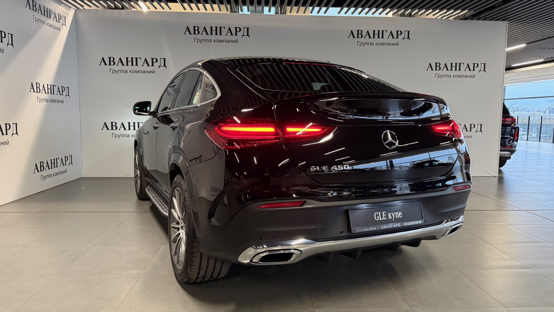 Mercedes-Benz GLE 450 4MATIC Coupe двигатель 3 литра (280 л.с.) Черный