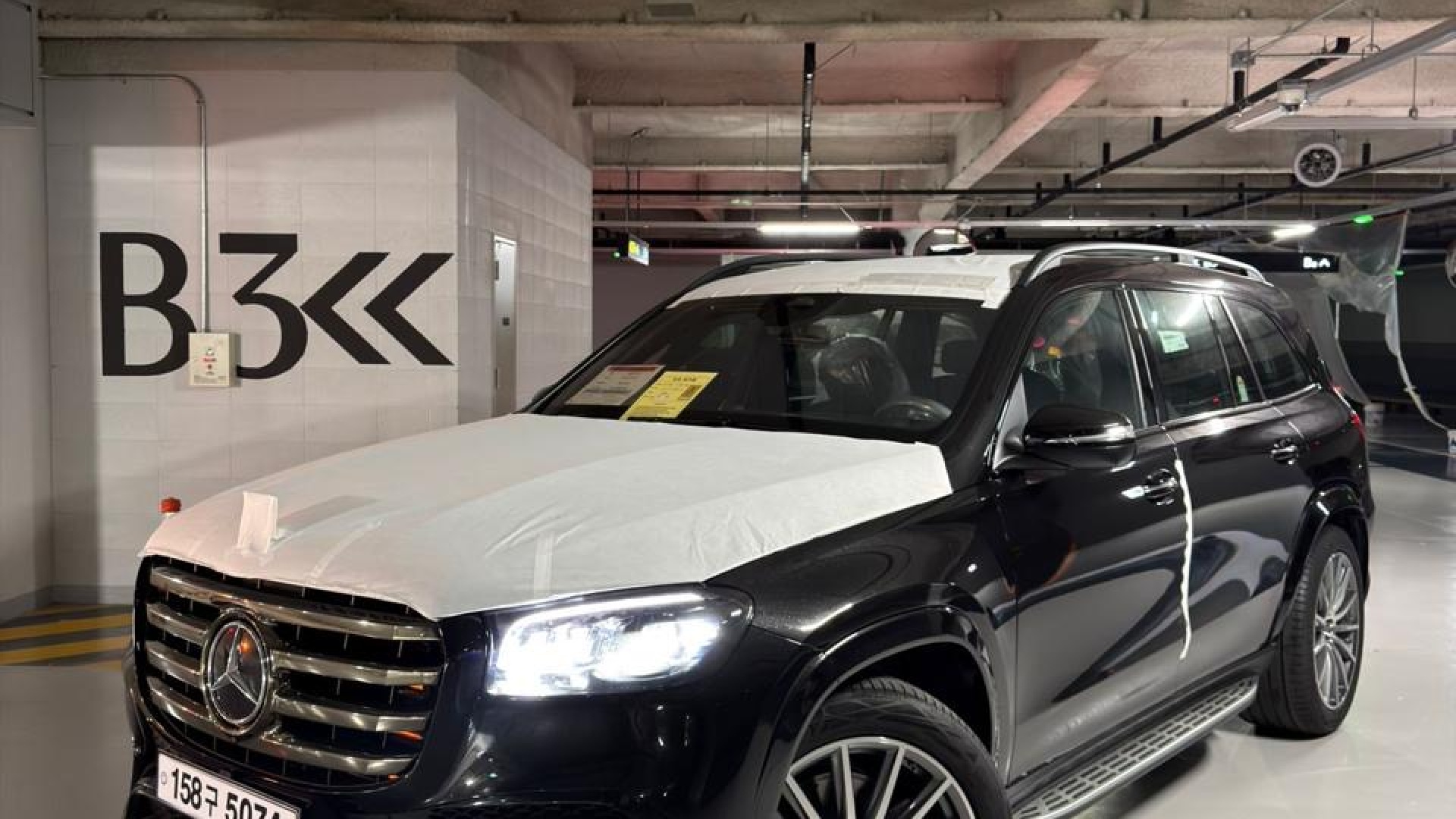 Mercedes-Benz GLS 450 d 4MATIC двигатель 3 литра (367 л.с.) Черный