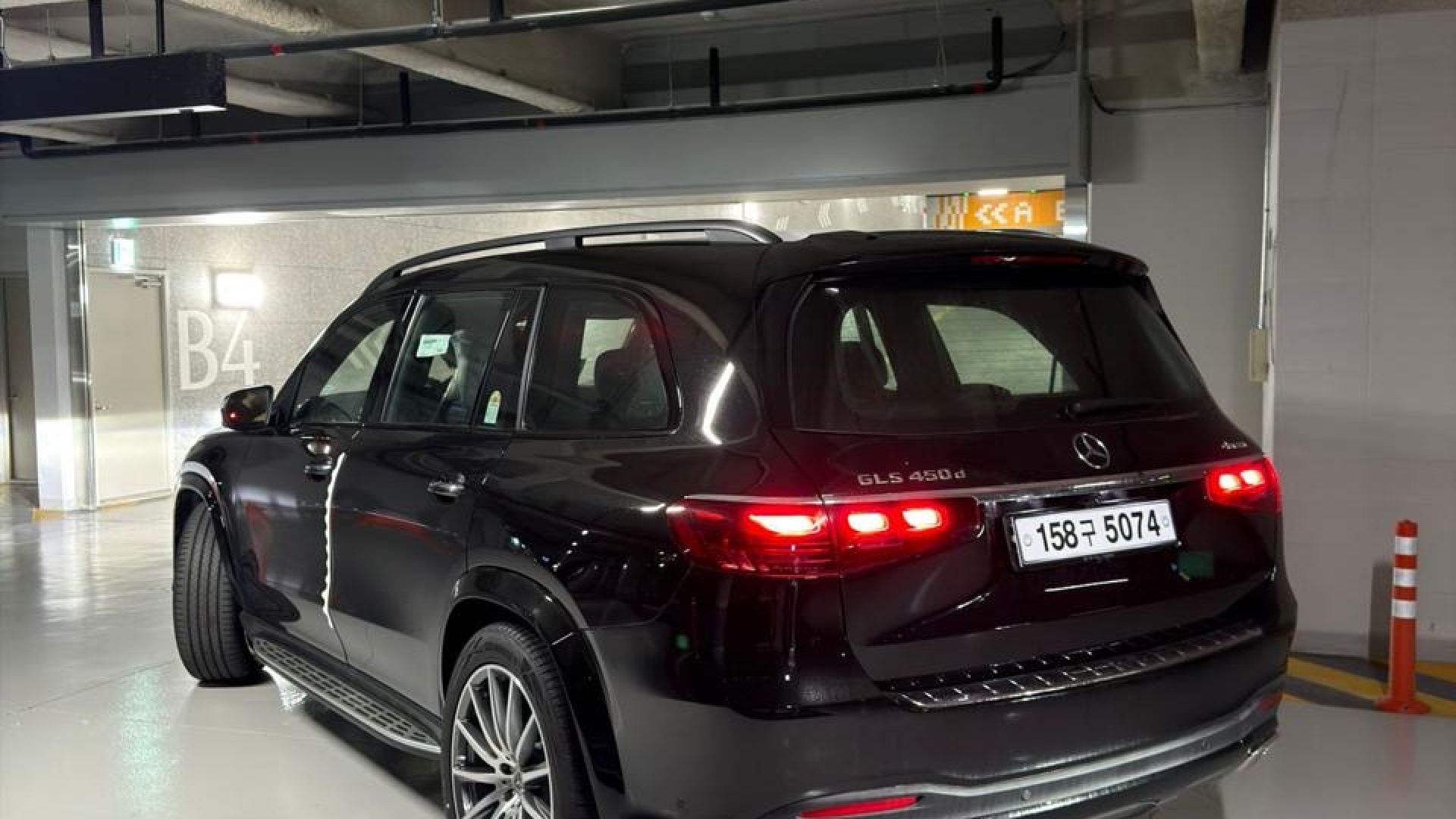 Mercedes-Benz GLS 450 d 4MATIC двигатель 3 литра (367 л.с.) Черный