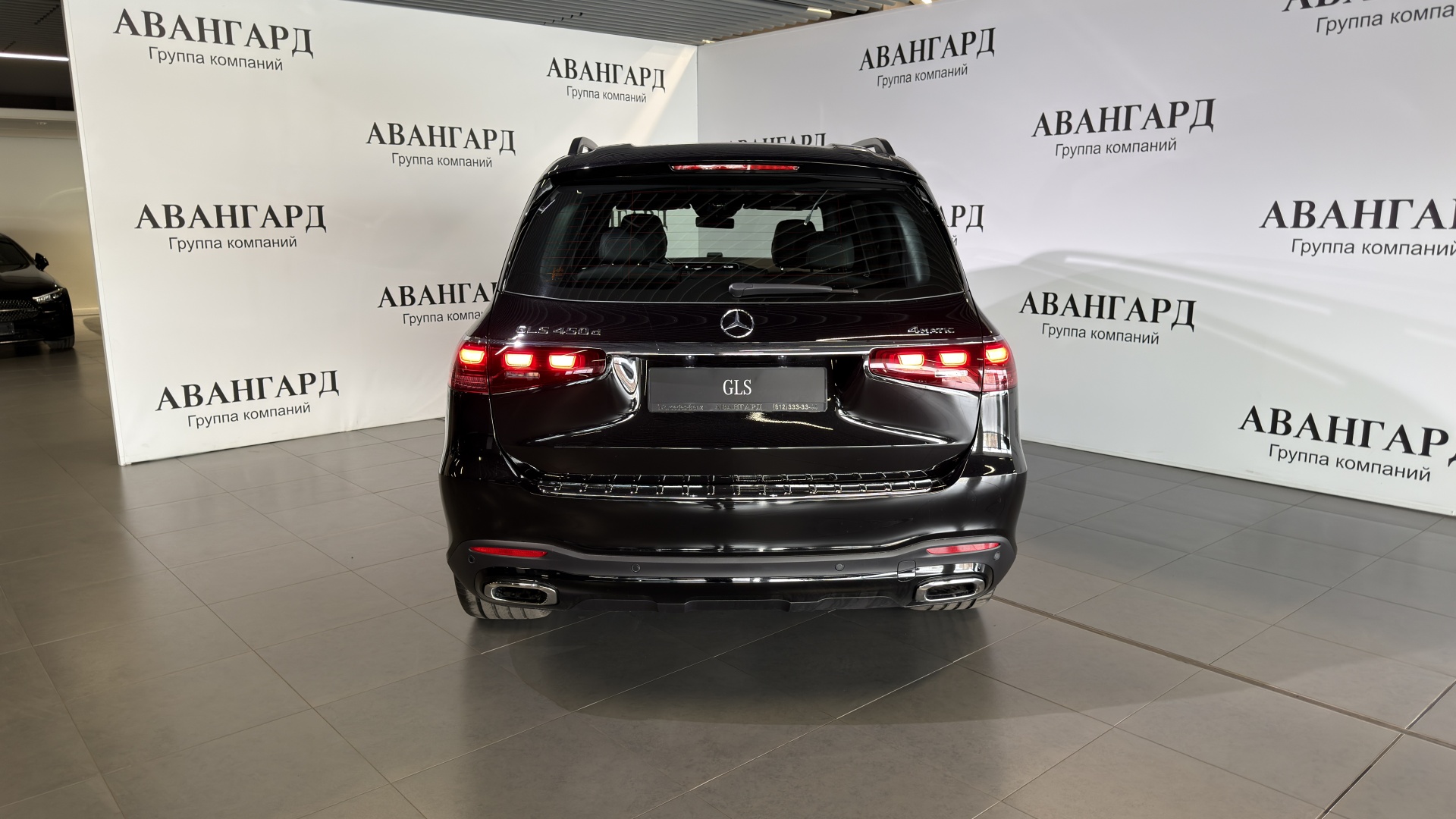 Mercedes-Benz GLS 450 d 4MATIC двигатель 3 литра (367 л.с.) Черный