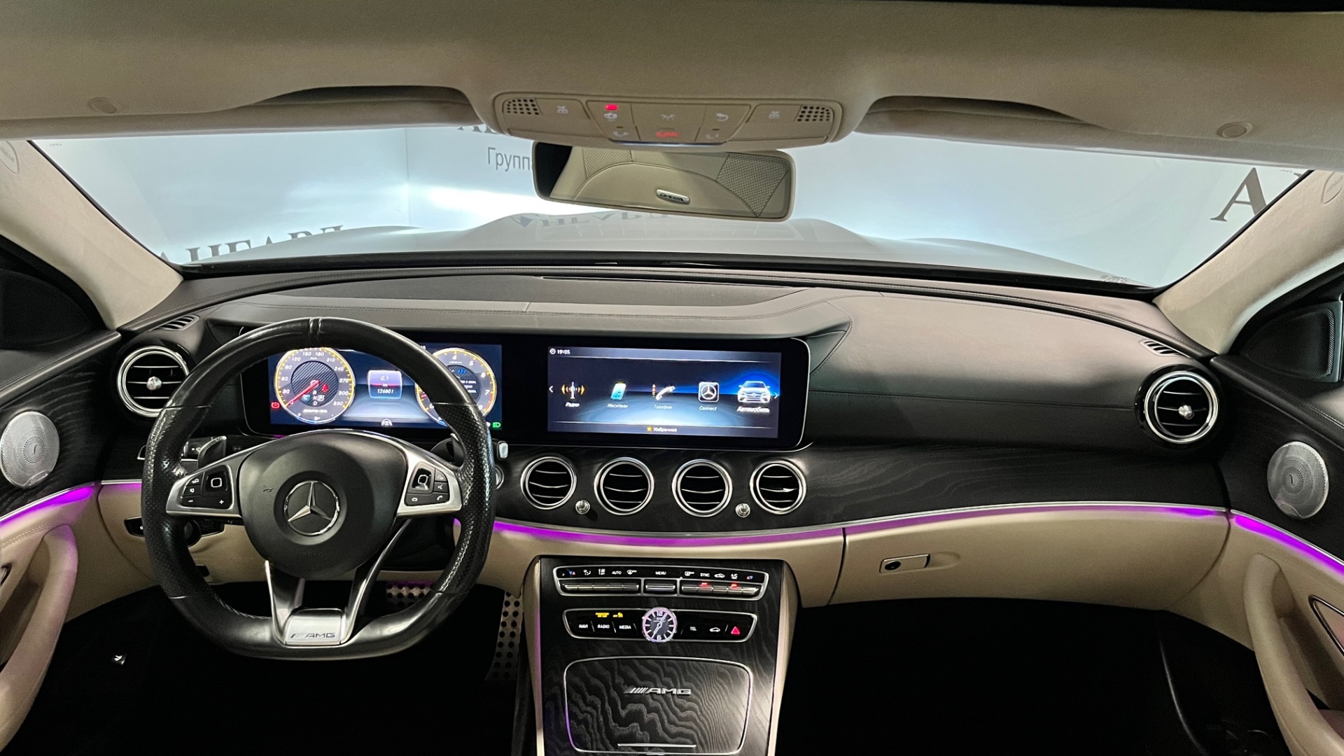 Mercedes-Benz AMG E 63 S 4MATIC двигатель 4 литра (612 л.с.) Серый