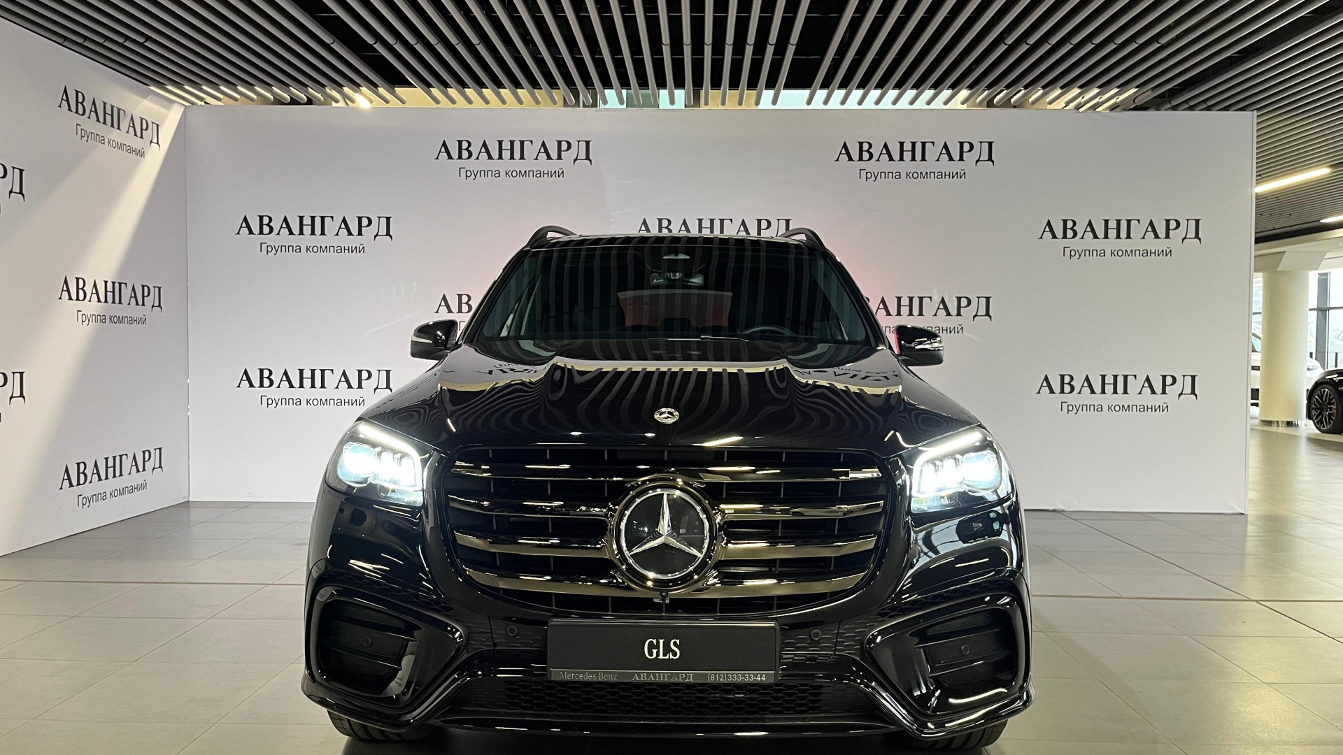 Mercedes-Benz GLS 450 d 4MATIC двигатель 3 литра (380 л.с.) Черный