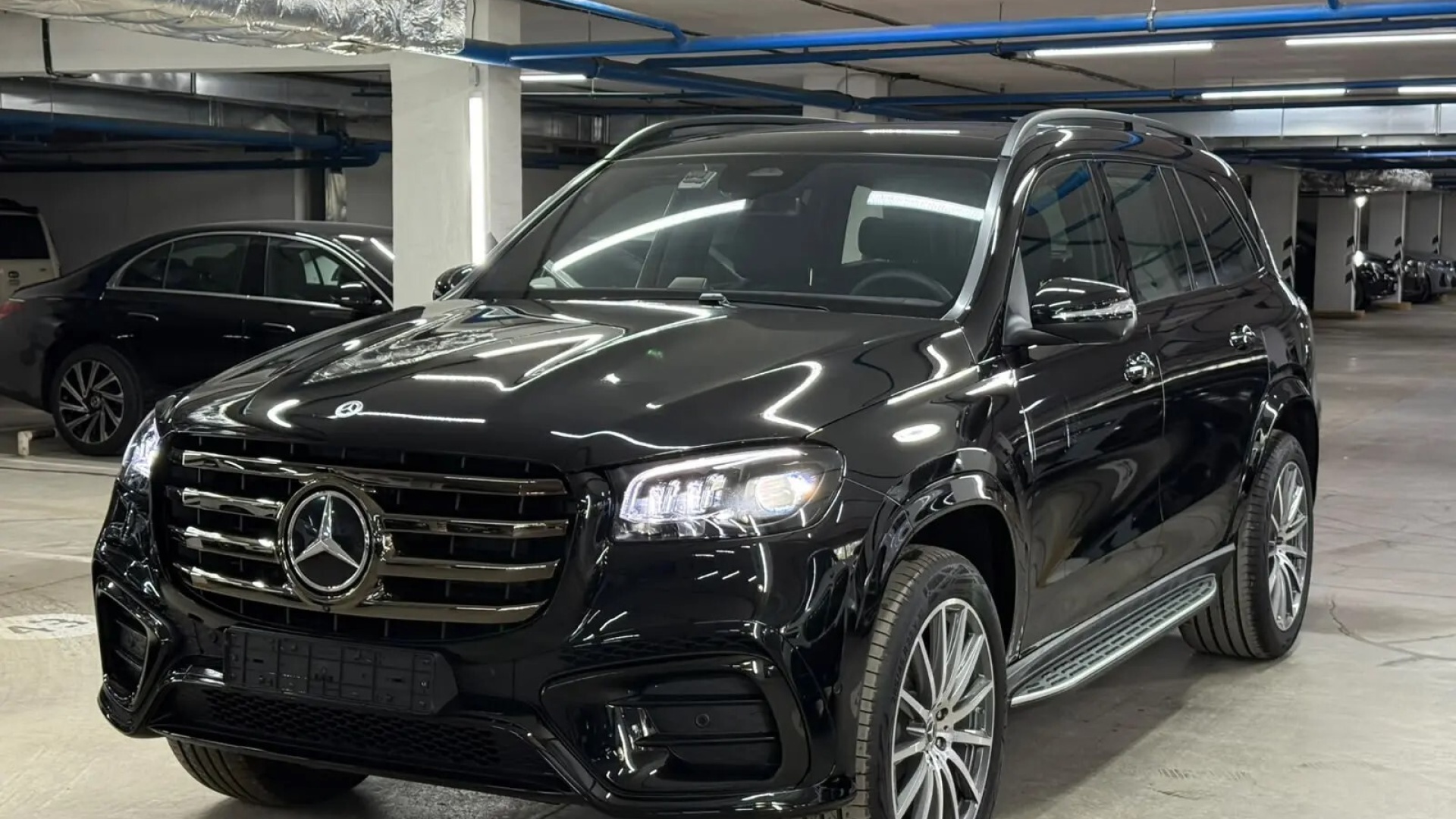 Mercedes-Benz GLS 450 d 4MATIC двигатель 3 литра (367 л.с.) Черный