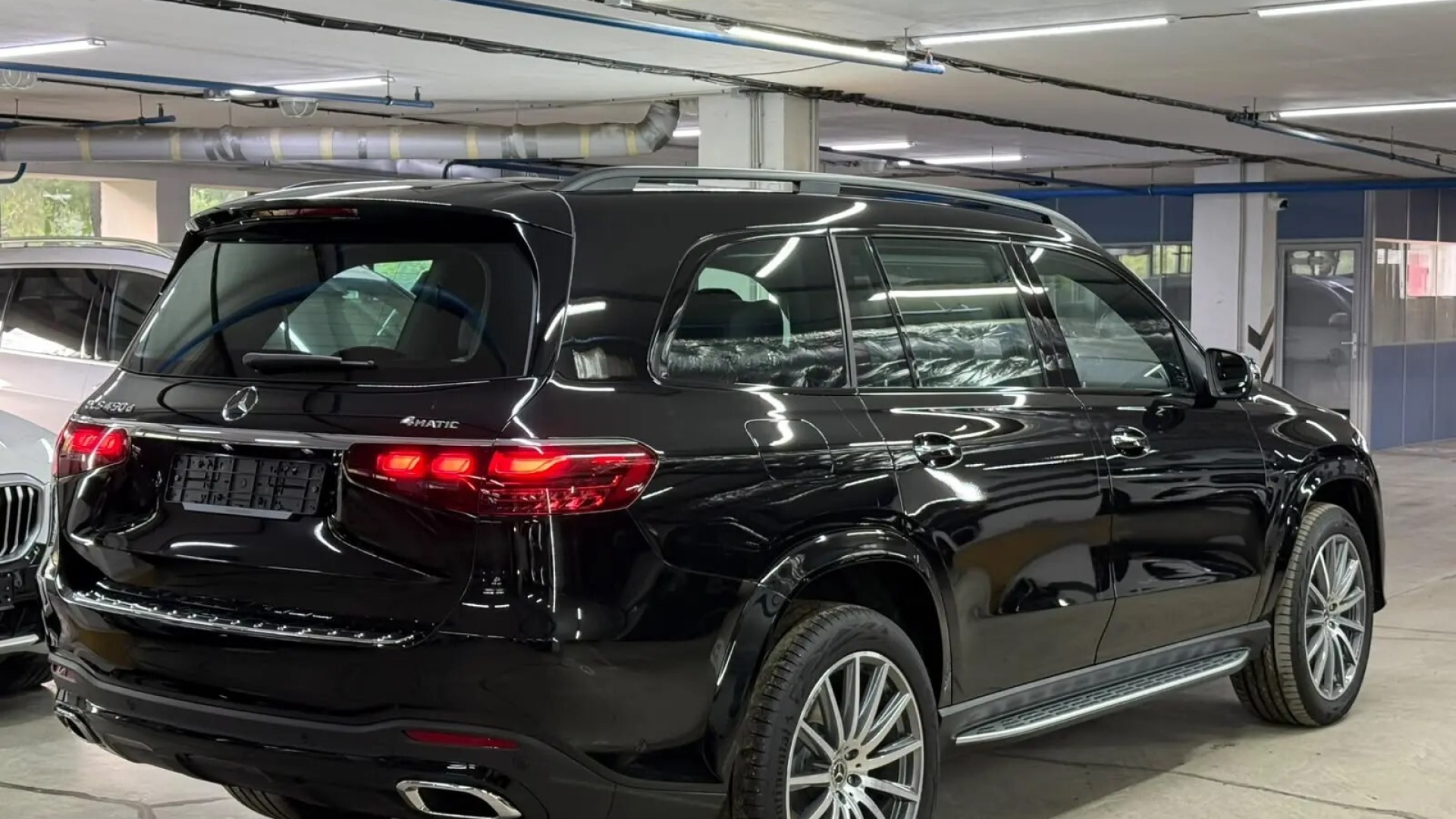 Mercedes-Benz GLS 450 d 4MATIC двигатель 3 литра (367 л.с.) Черный