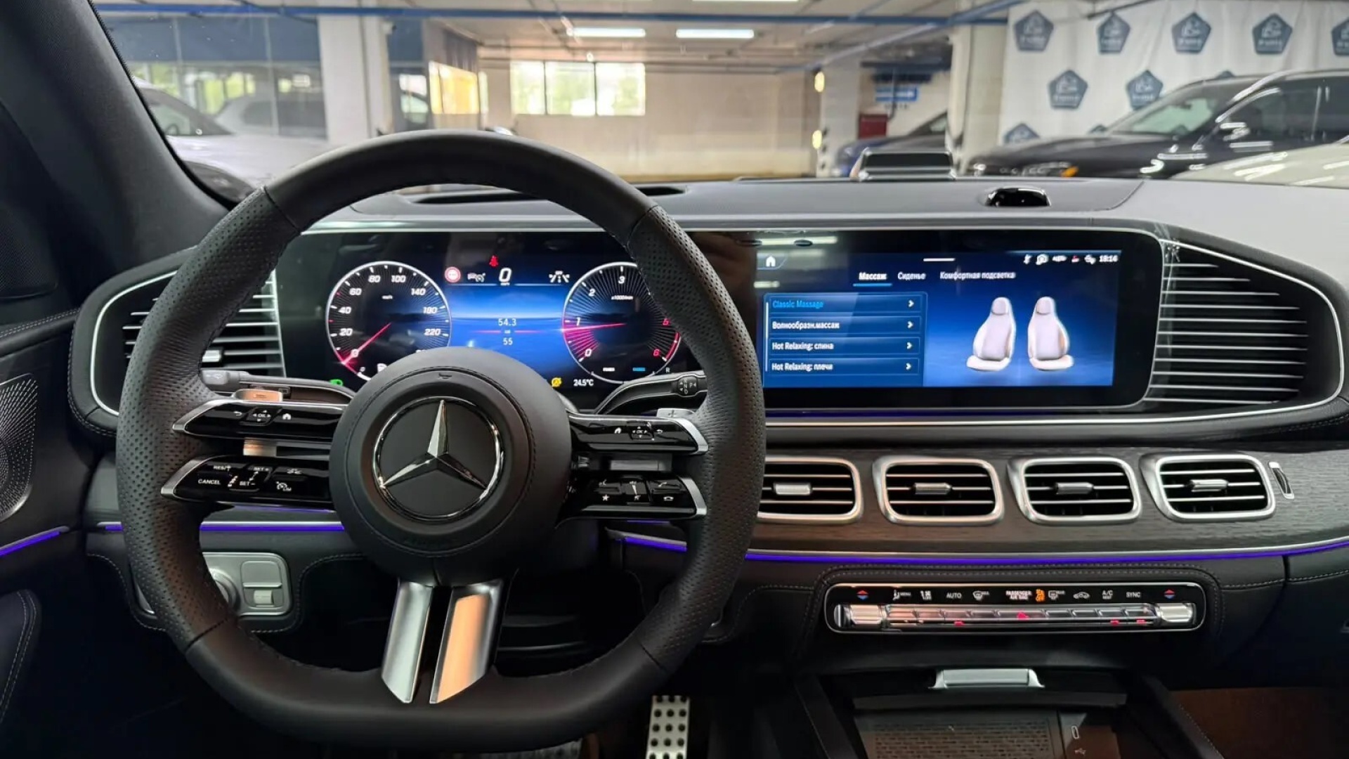Mercedes-Benz GLS 450 d 4MATIC двигатель 3 литра (367 л.с.) Черный