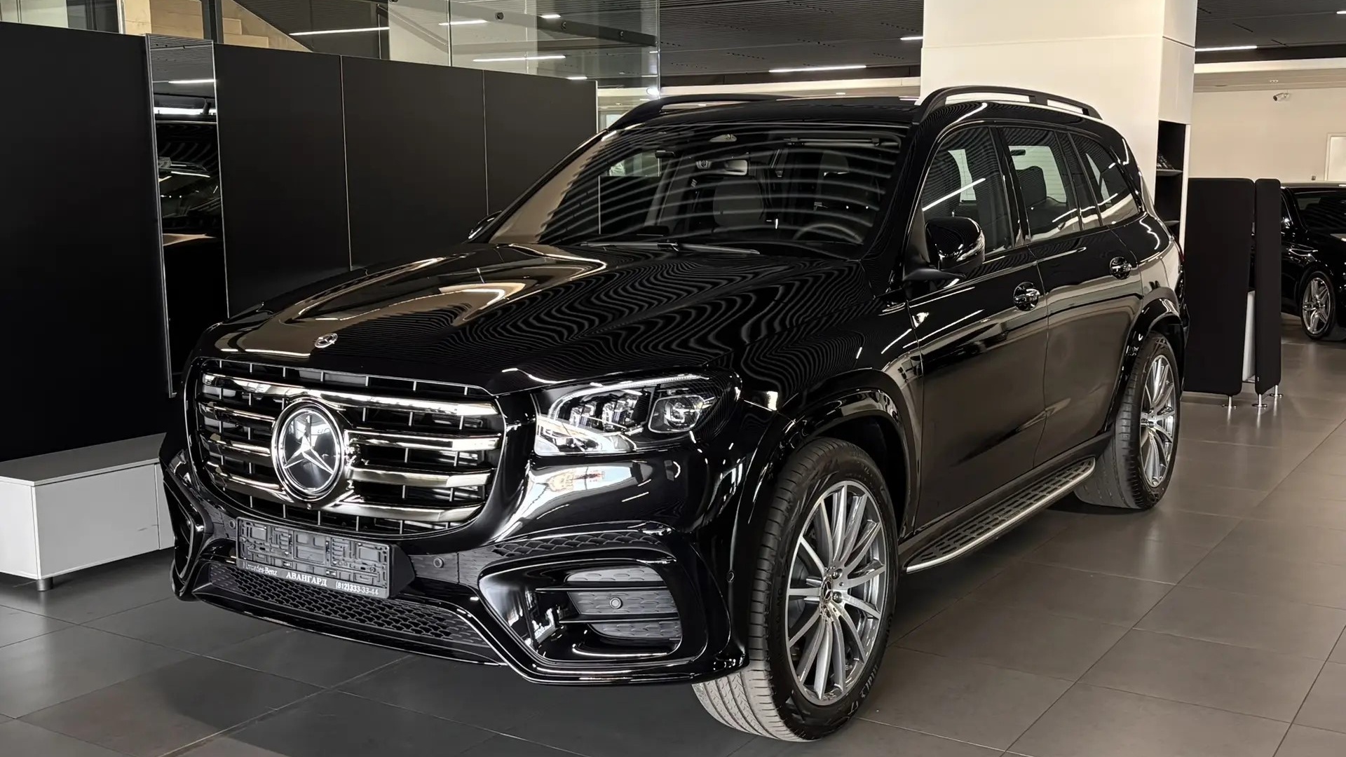 Mercedes-Benz GLS 450 d 4MATIC двигатель 3 литра (367 л.с.) Черный
