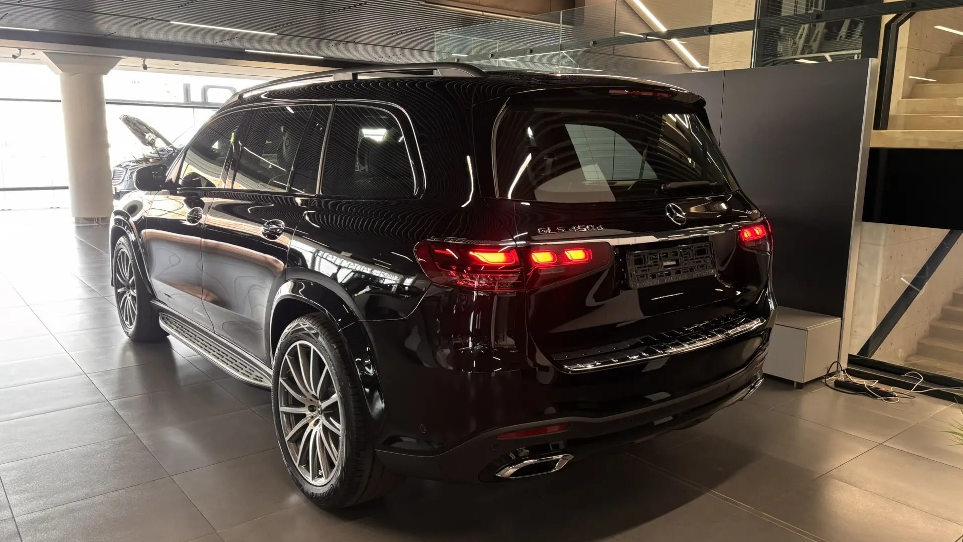 Mercedes-Benz GLS 450 d 4MATIC двигатель 3 литра (367 л.с.) Черный
