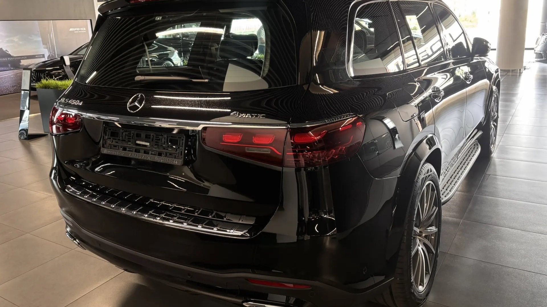 Mercedes-Benz GLS 450 d 4MATIC двигатель 3 литра (367 л.с.) Черный