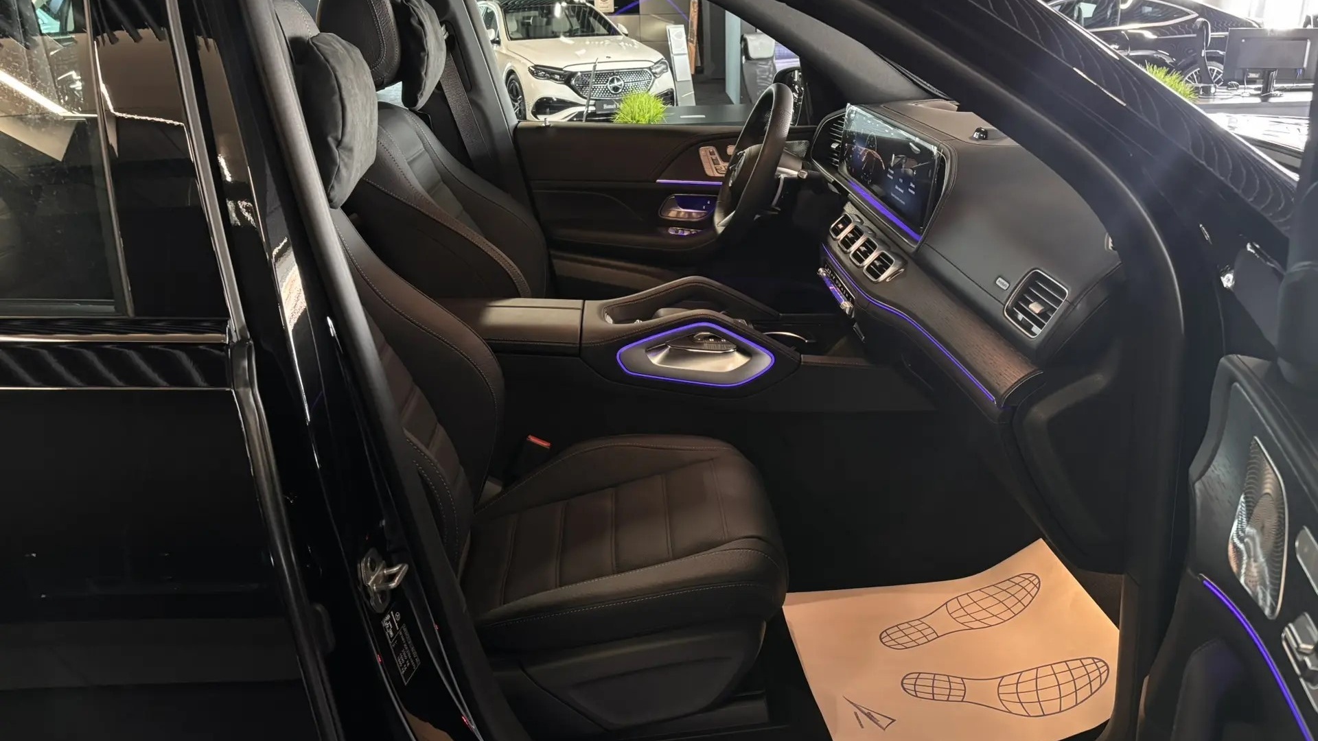 Mercedes-Benz GLS 450 d 4MATIC двигатель 3 литра (367 л.с.) Черный