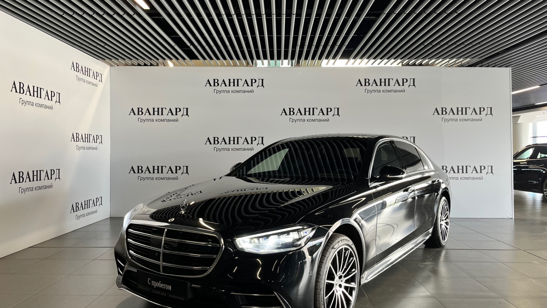 Mercedes-Benz S 450 4MATIC двигатель 3 литра (367 л.с.) Черный