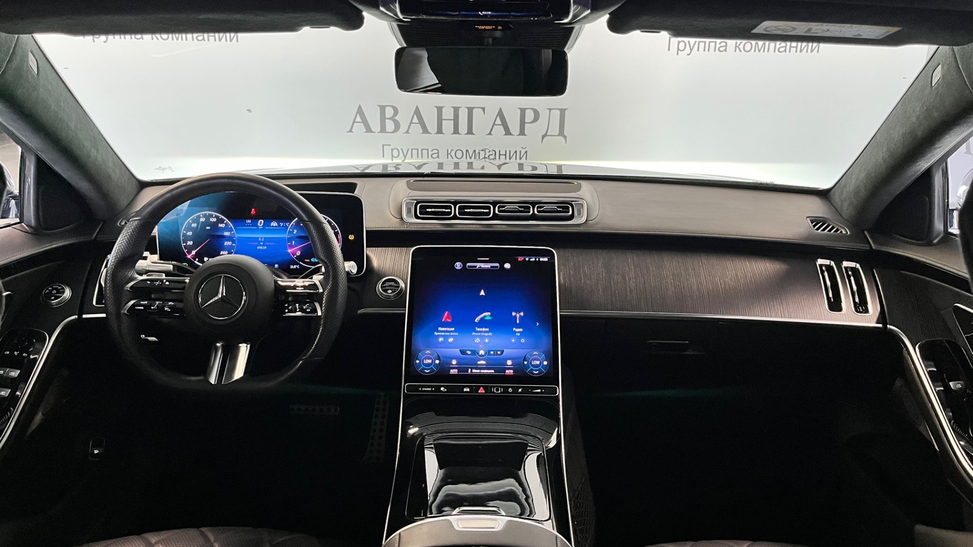 Mercedes-Benz S 450 4MATIC двигатель 3 литра (367 л.с.) Черный