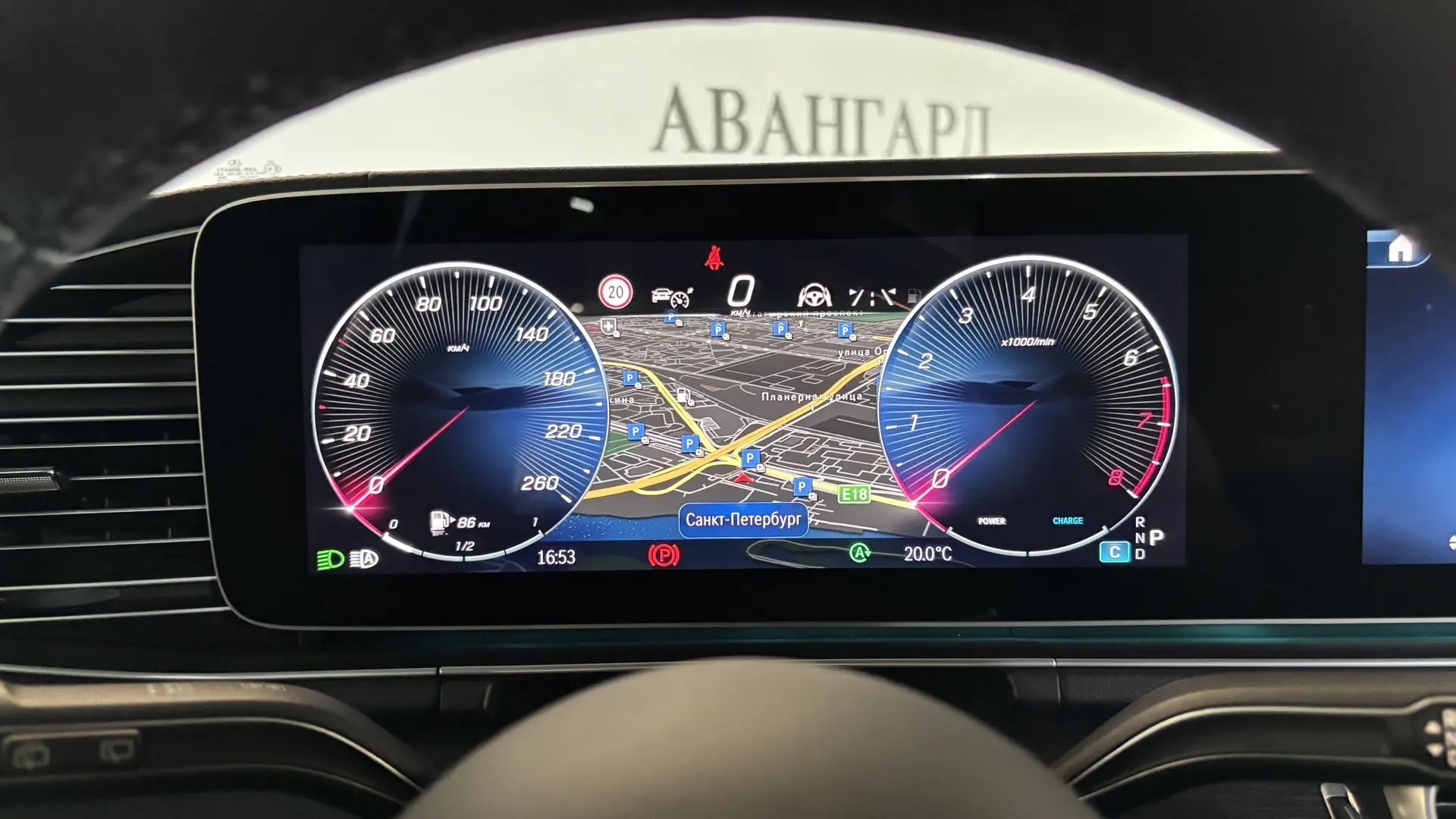 Mercedes-Benz GLE 450 4MATIC комплектация Sport Plus двигатель 3 литра (367 л.с.) Белый