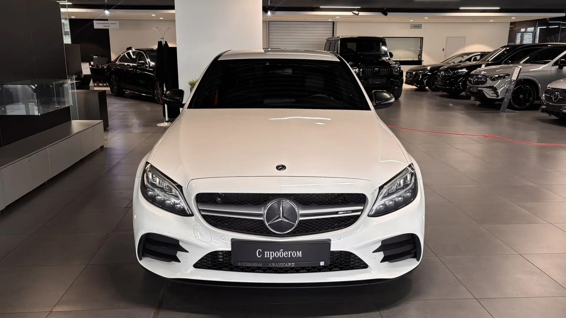 Mercedes-Benz AMG C 43 4MATIC двигатель 3 литра (390 л.с.) Белый