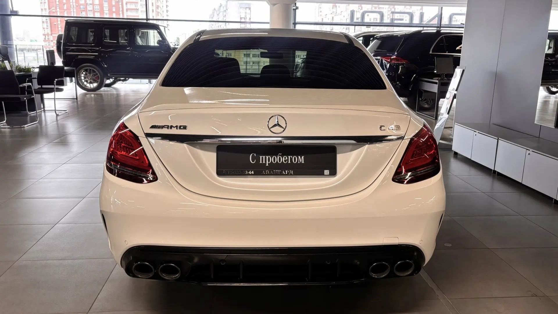 Mercedes-Benz AMG C 43 4MATIC двигатель 3 литра (390 л.с.) Белый