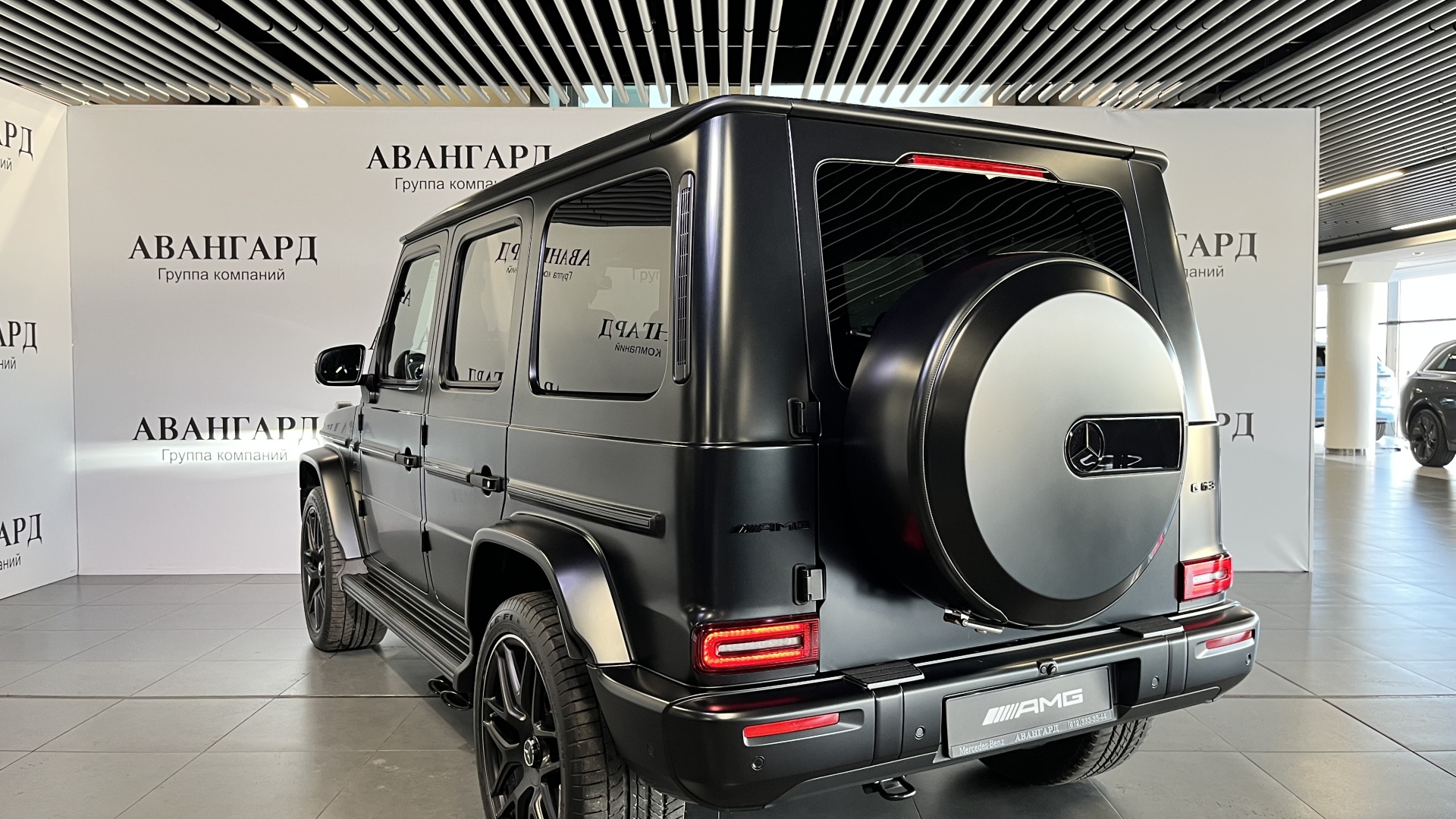 Mercedes-Benz AMG G 63 двигатель 4 литра (585 л.с.) Черный