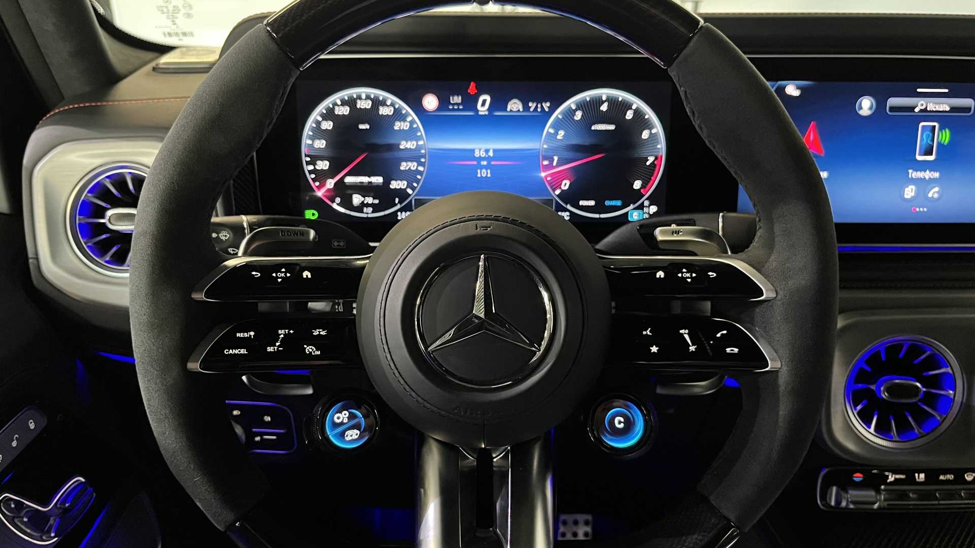 Mercedes-Benz AMG G 63 двигатель 4 литра (585 л.с.) Черный