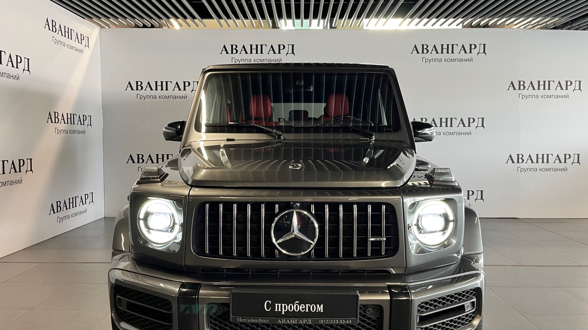 Mercedes-Benz AMG G 63 двигатель 4 литра (585 л.с.) Серый