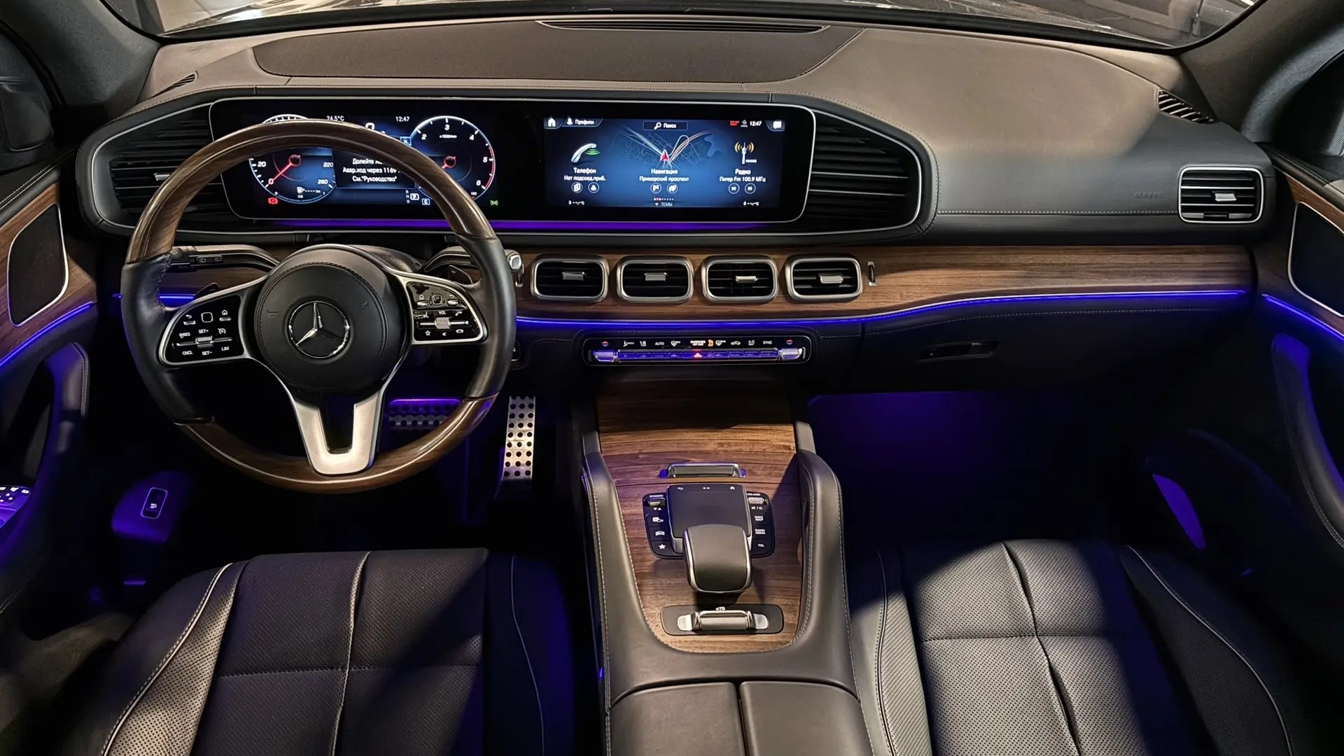 Mercedes-Benz GLS 400 d 4MATIC двигатель 2.9 литра (330 л.с.) Черный