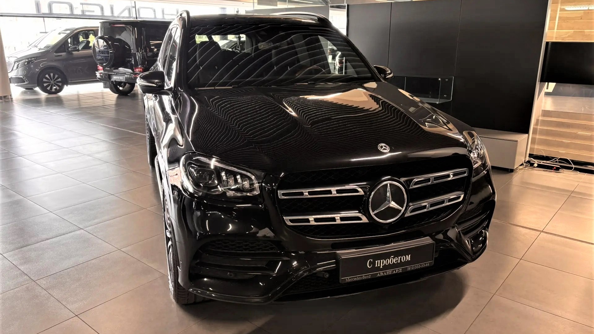 Mercedes-Benz GLS 400 d 4MATIC двигатель 2.9 литра (330 л.с.) Черный