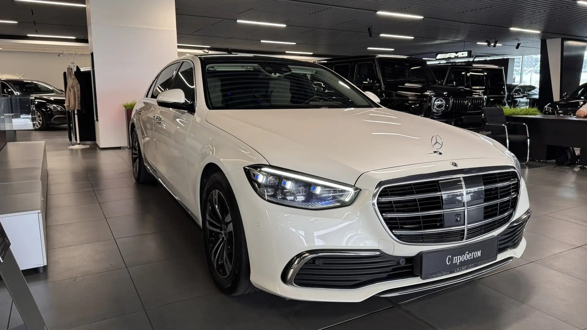 Mercedes-Benz S 450 4MATIC комплектация Premium двигатель 3 литра (367 л.с.) Белый