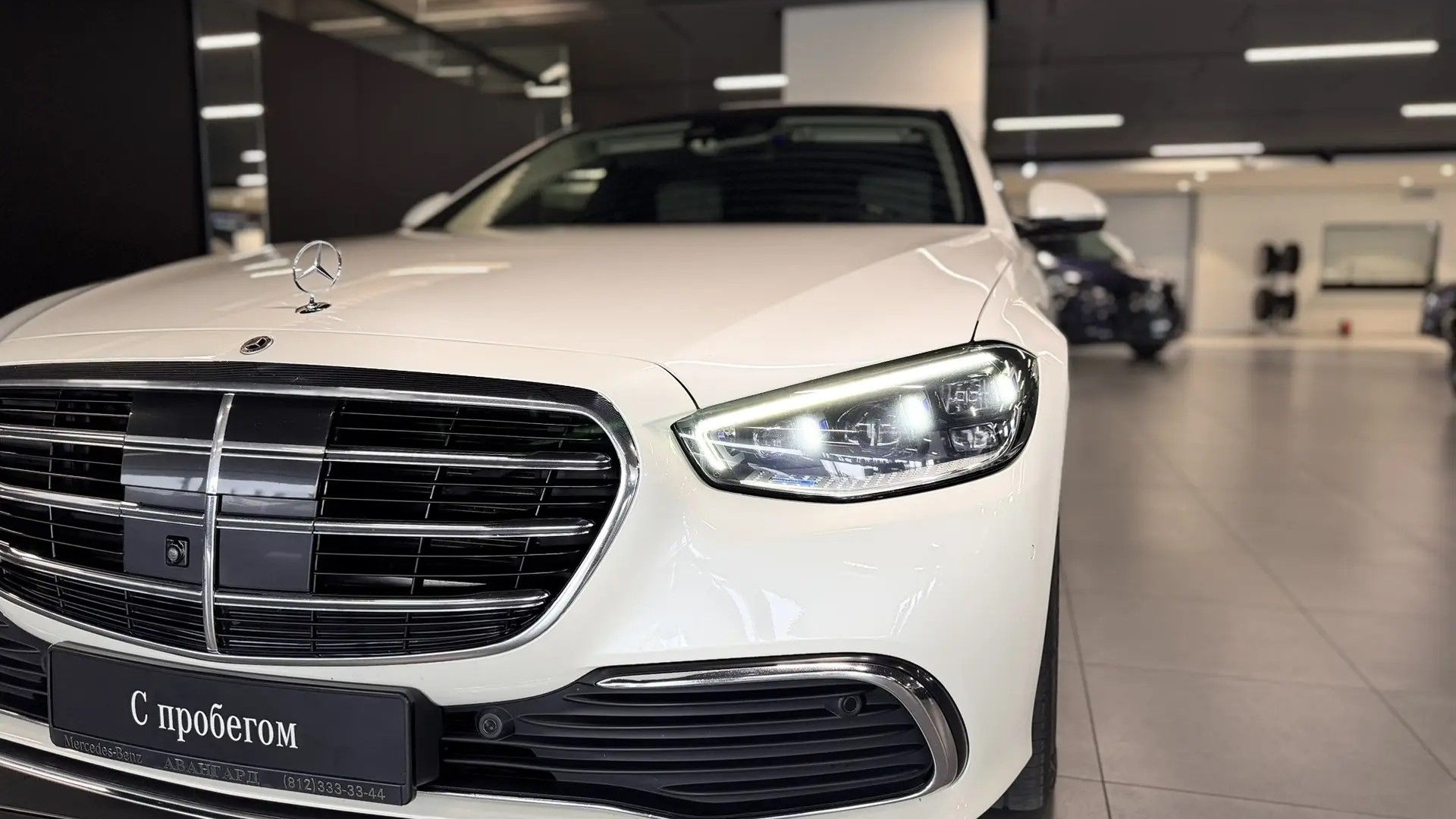 Mercedes-Benz S 450 4MATIC комплектация Premium двигатель 3 литра (367 л.с.) Белый