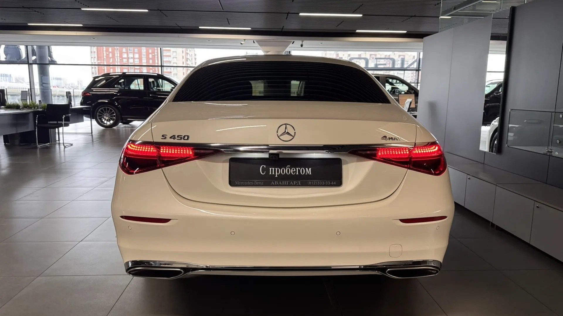 Mercedes-Benz S 450 4MATIC комплектация Premium двигатель 3 литра (367 л.с.) Белый