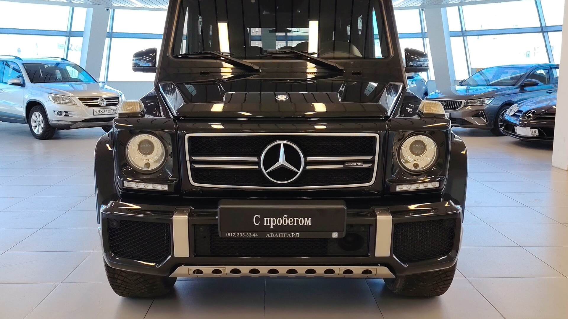 Mercedes-Benz G 63 AMG комплектация ОС двигатель 5.5 литра (571 л.с.) Черный