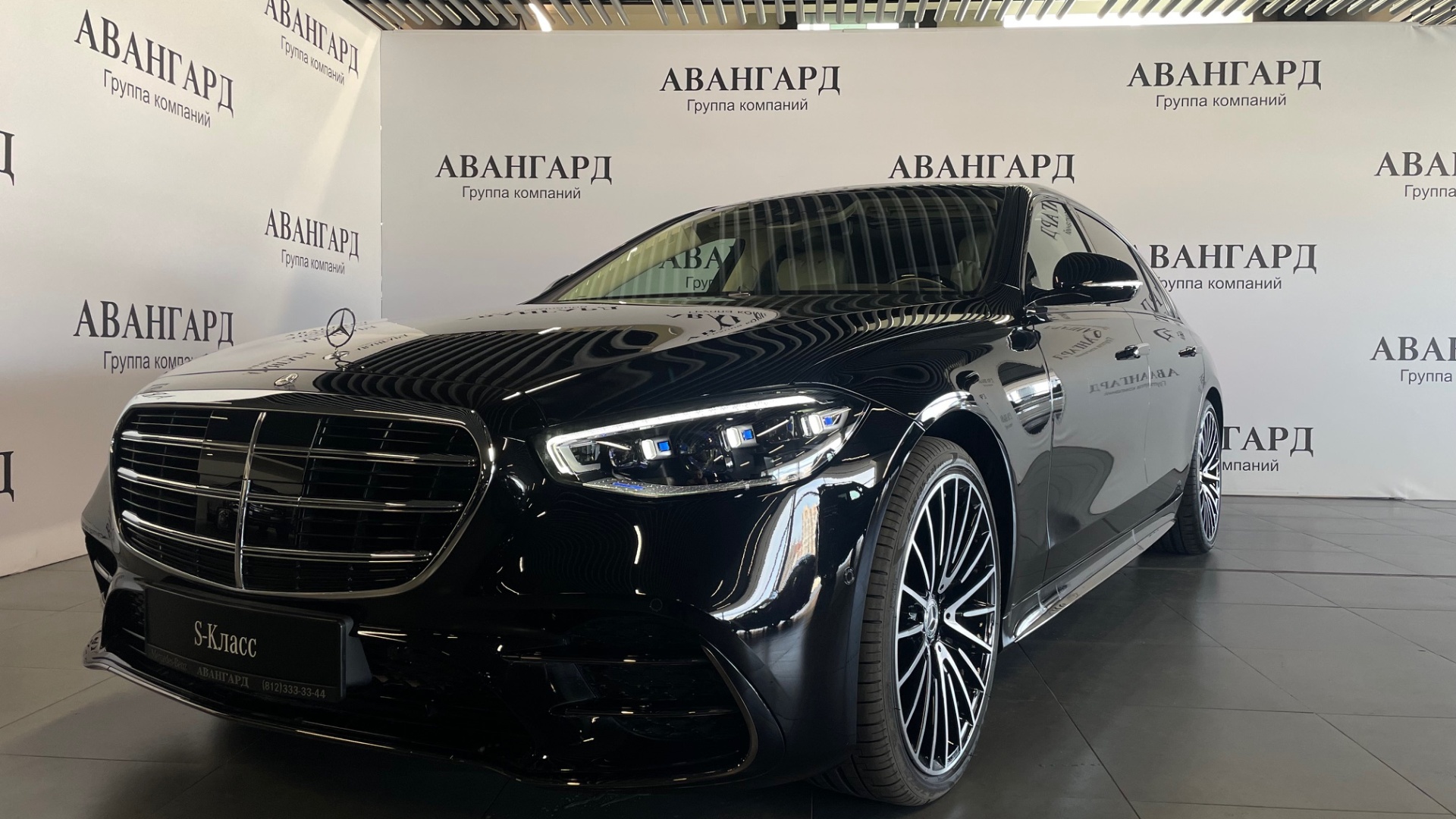 Mercedes-Benz S 580 4MATIC двигатель 4 литра (503 л.с.) Черный