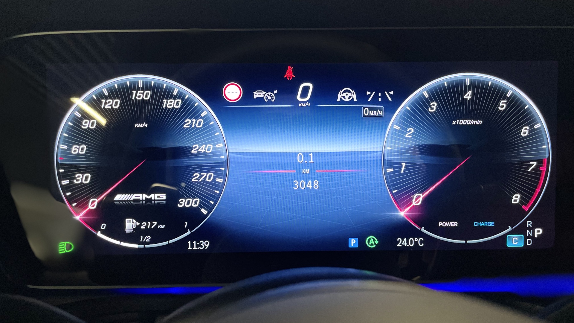 Mercedes-Benz AMG G 63 двигатель 4 литра (585 л.с.) Серый