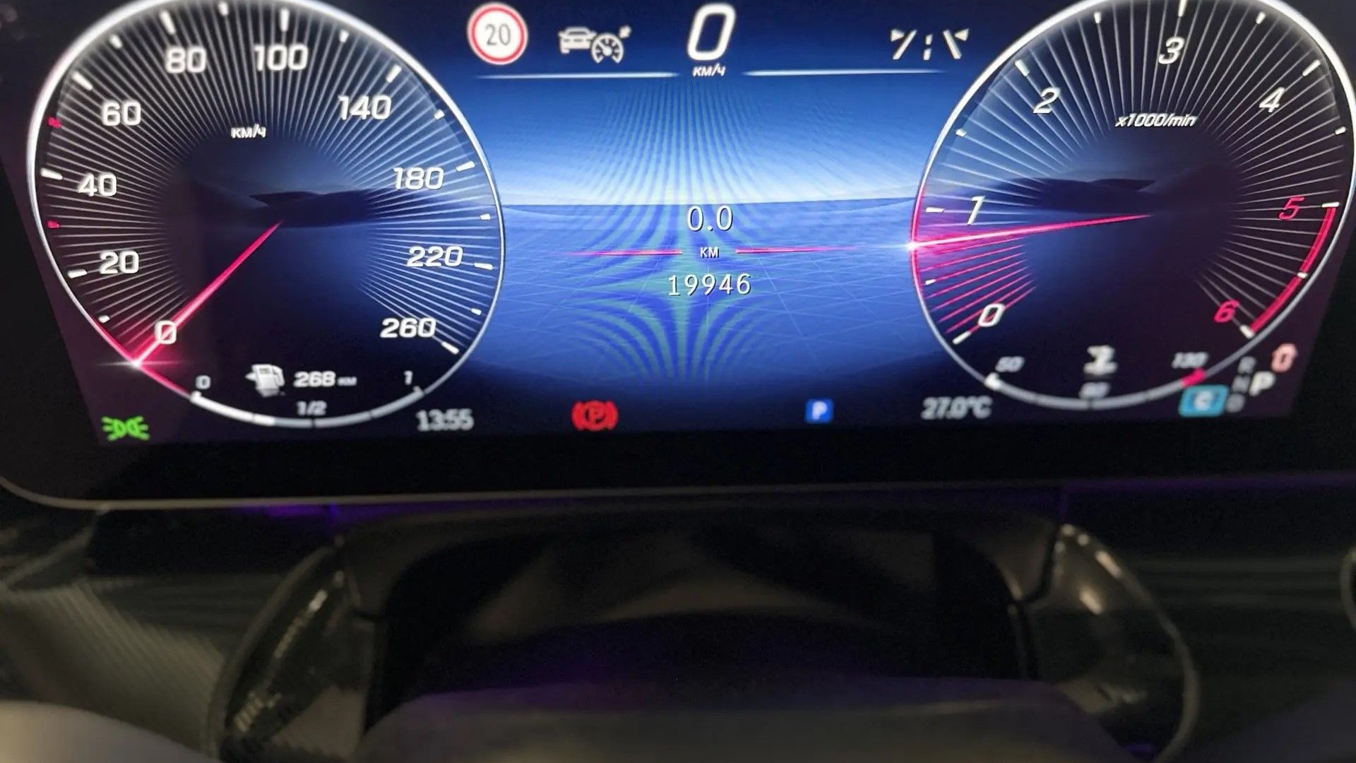 Mercedes-Benz двигатель 2.1 литра (190 л.с.) Синий