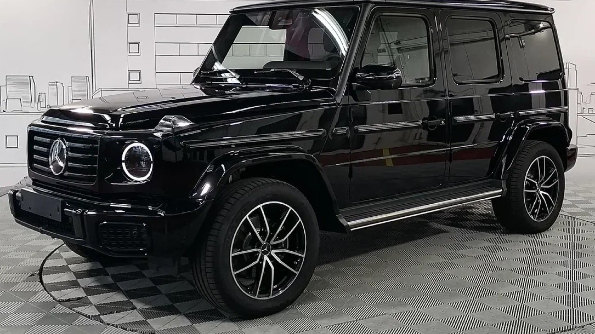 Mercedes-Benz G 450 d комплектация Sport Plus двигатель 3 литра (367 л.с.) Черный