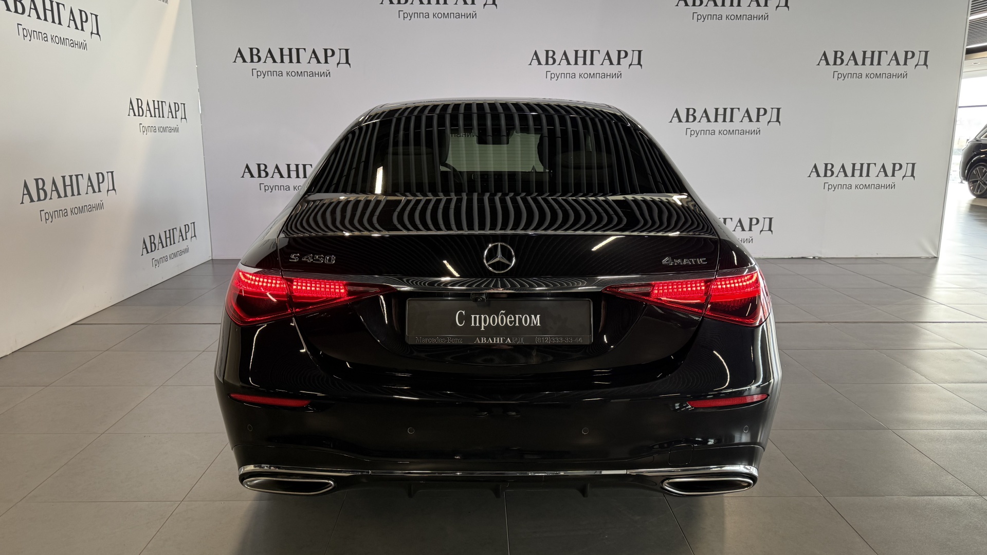 Mercedes-Benz S 450 4MATIC комплектация Business двигатель 3 литра (367 л.с.) Черный
